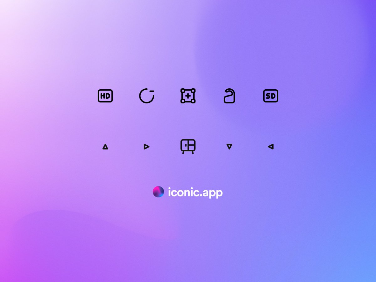 The latest icon drop is here! ✨

Get them at iconic.app