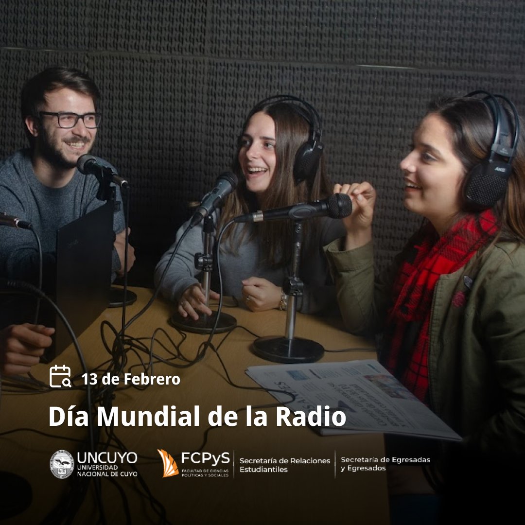 📻 Conmemoramos el Día Mundial de la Radio, un medio que a pesar del paso del tiempo se reinventa y multiplica en distintos soportes y formatos.

👋 Saludamos a Radio Abierta FM 107.9 <a href="/RadioAbierta1/">Radio Abierta 107.9</a> y a todas/os aquellas/os que se desempeñan en este rubro de la comunicación.