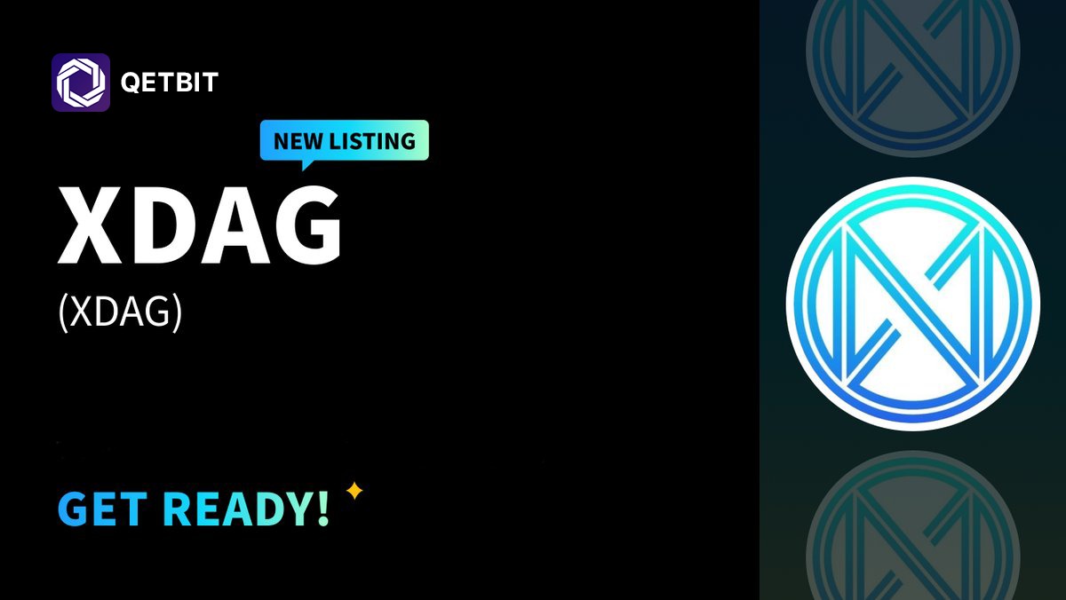 QetBit's tweet image. 🔥 #QETListing $XDAG (XDAG) will get listed on #QetBit soon. 
@XDAG_Community

🚀 Get Ready for Trading: qetbit.com

#QetBit #Bitcoin #Crypto #QetFam #XDAG