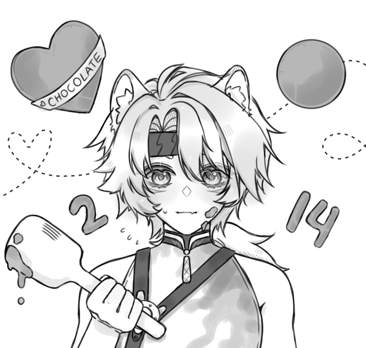 Huynen10's tweet photo. Happy Valentine's Day💖💖
#LingYang 
#WutheringWaves 
#fanart #HappyValentinesDay https://t.co/JbklfwPGgh