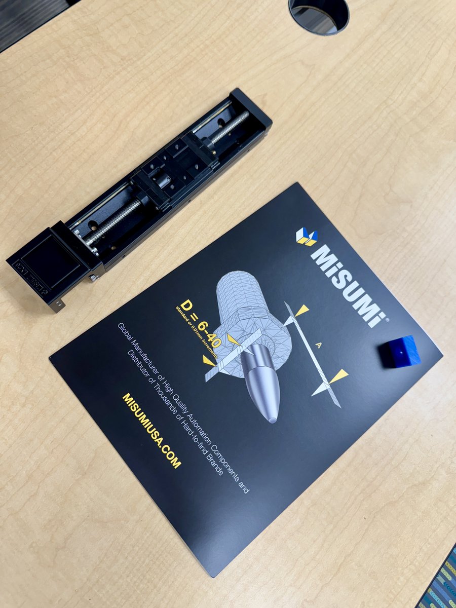 CalvaryRobotics's tweet image. Kevin McCartney and Mike Milligan showcased MiSUMi&apos;s factory automation solutions and components to members of our Applications, Controls, and Mechanical Engineering groups!

#SupplierSuccess #Quality #Automation