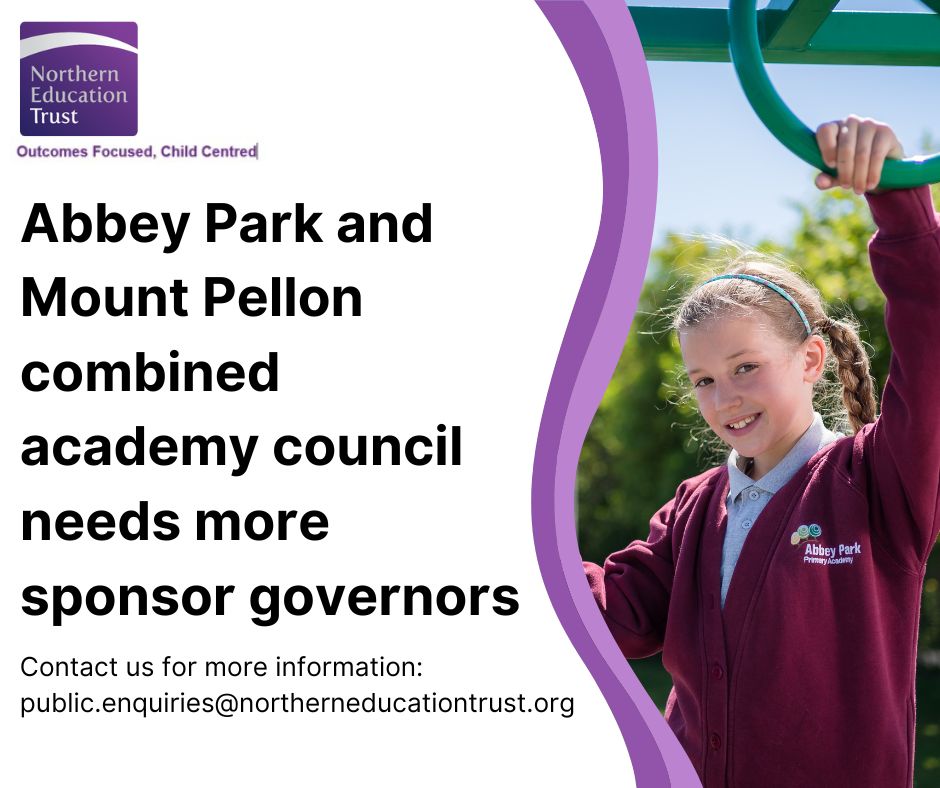 NET Abbey Park (@abbeyparkhx) on Twitter photo Local governors, we need you! Register your interest today to join Abbey Park and Mount Pellon combined academy council and make a difference to the lives of our students: public.enquiries@northerneducationtrust.org Local governors, we need you! Register your interest today to join Abbey Park and Mount Pellon combined academy council and make a difference to the lives of our students: public.enquiries@northerneducationtrust.org