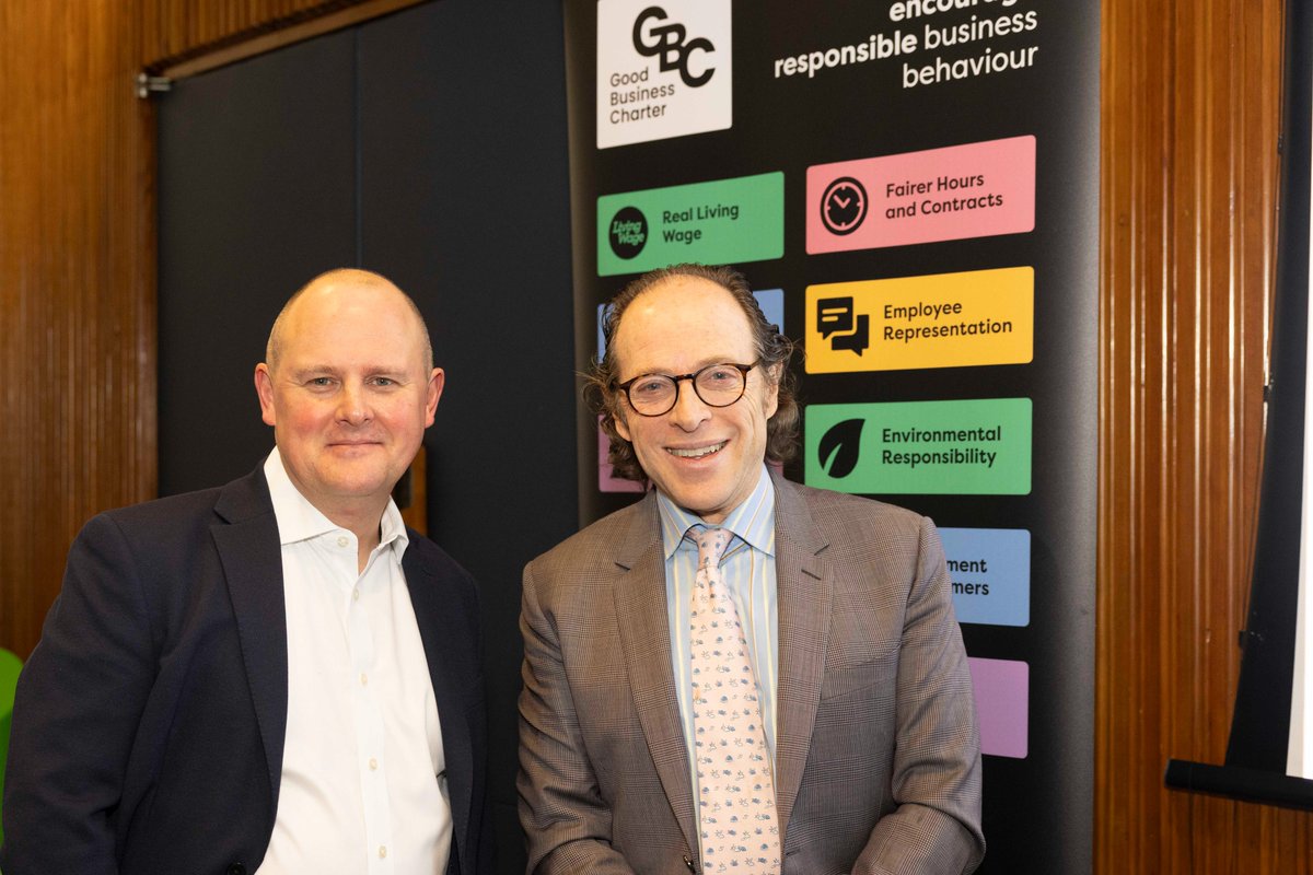 Paul Nowak (@nowak_paul) on Twitter photo It was great to join <a href="/AngelaRayner/">Angela Rayner</a> <a href="/GBCharterUK/">Good Business Charter</a> Julian Richer & dozens of employers in Congress House today to talk about why good work is good business.
The Employment Rights Bill will boost wages and job security, level the playing field for good employers & help drive growth. It was great to join <a href="/AngelaRayner/">Angela Rayner</a> <a href="/GBCharterUK/">Good Business Charter</a> Julian Richer & dozens of employers in Congress House today to talk about why good work is good business.
The Employment Rights Bill will boost wages and job security, level the playing field for good employers & help drive growth.