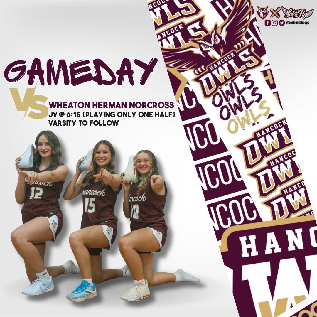 Our last Little 8 Conference Match Up is tonight. Come to the gym to see Hancock vs WHN. 

JV will start at 6:15 and play only one half. Varsity to follow. 

LiveStream: youtube.com/live/2h1nD9DUW…