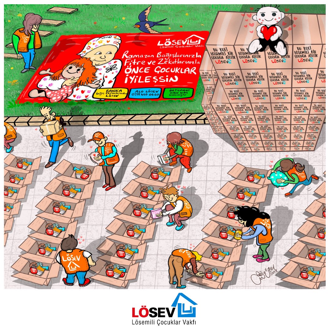 Önce çocuklar iyileşsin 
#Lösev #KoliKoliMutluluk <a href="/losev1998/">LÖSEV</a>
