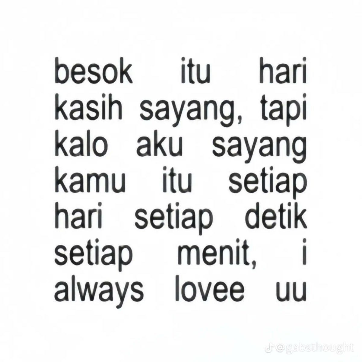 Hari ini bukan besok @gunwookrp