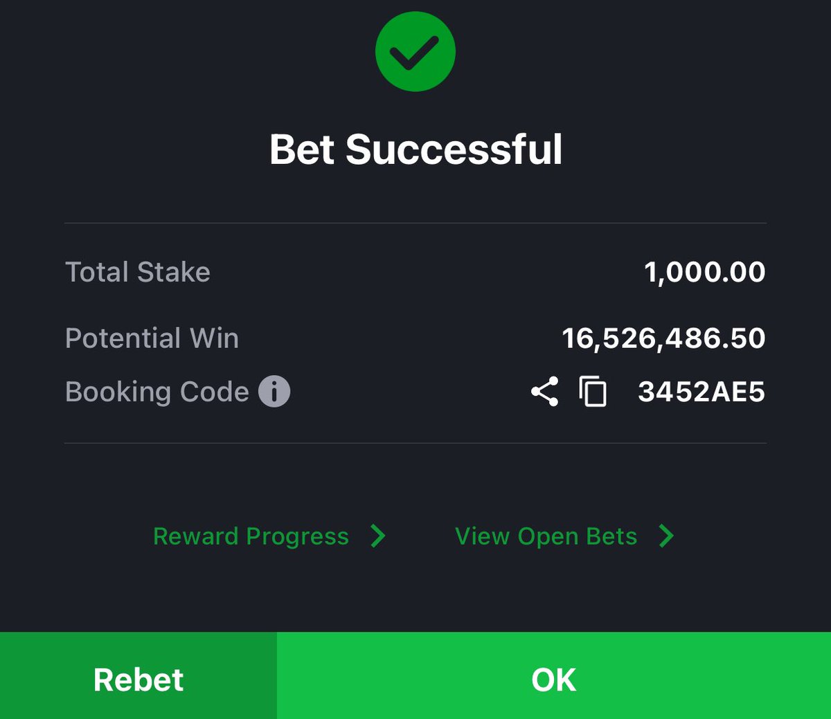 HolaSteve4's tweet photo. #Sportybet Today
Edited 👇
C09B330 🫴799 odds
#Un3.5 card ft
#Flex your game
@historyinmemes @sportingking365 @Mrbankstips @mrbayoa1 @bossolamilekan1 @BettKMax @enokay69 @Kingkuti_ @KingsleyIyamu6 @VecthorTips @jujupunter @Loveb3rds @LouieDi13 @UC_TIPS @Julius_Chinwe https://t.co/QIks2qE1HA