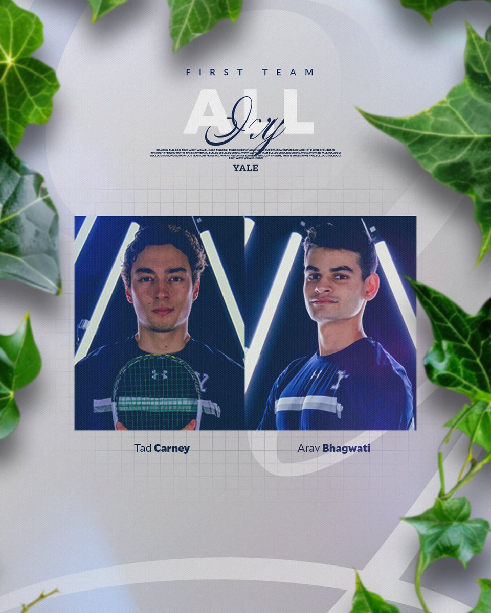 Big time conference honors for our Bulldogs 🌿

📰 tinyurl.com/52mpxuwy

#ThisIsYale