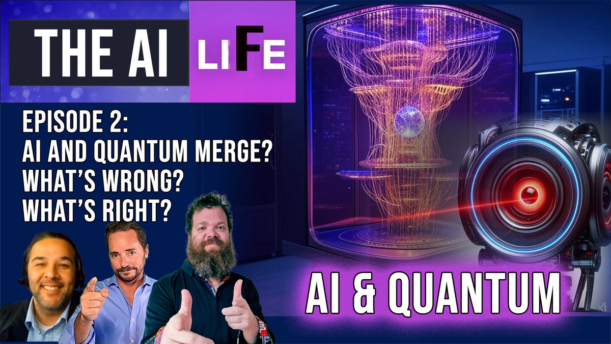 The Ai Life: Ai and Quantum Computer Merge, The FABULOUS Future. Join Striking, Pedro and <a href="/SteveDOTcare/">Steve Rodrigue</a> for Episode 2. 1:15 ET (UTC-5) youtube.com/live/o2N2n9JjF…
<a href="/DYOR_Media/">DYOR Media</a> <a href="/pedrojrgarcia79/">Pedro Garcia Crypto Chart Analyst</a> @ChrisAlexCrypto <a href="/LEGIT_DAO_/">Legit DAO</a> #AI #quantumAI <a href="/altryne/">Alex Volkov (Thursd/AI)</a>