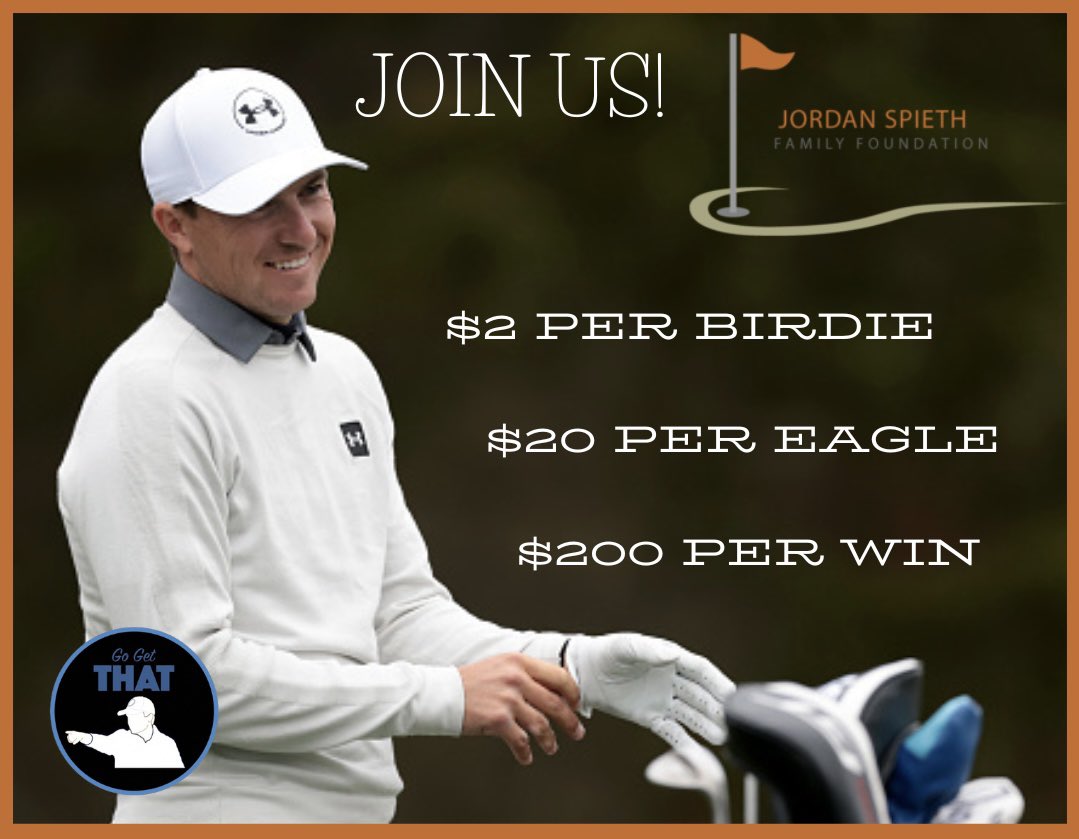 GoGetThatPod's tweet image. 🚨 JOIN US FOR A GREAT CAUSE 🚨

The @GoGetThatPod is excited to announce a season long initiative, inspired by Scheffler legion, to show support for the @JordanSpieth Family Foundation.

We will be donating throughout the season.

See below for full details!