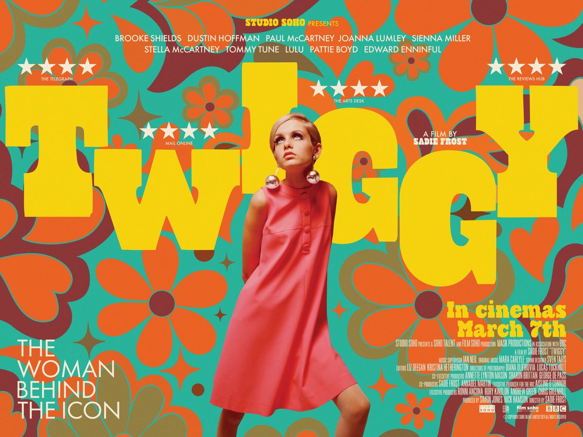 A colourful life deserves a colourful poster 🌼

#TwiggyMovie. Coming soon to UK cinemas on March 7th.