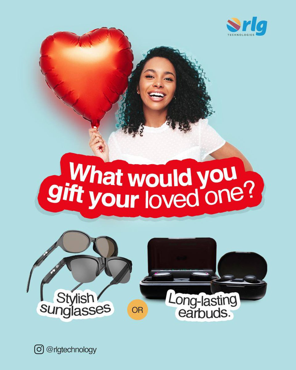 rlgtechnologyy's tweet image. Love is in the air,

What will you be gifting your loved one this season.

#ValentinesDay #LoveIsInTheAir #techforlove #RLG