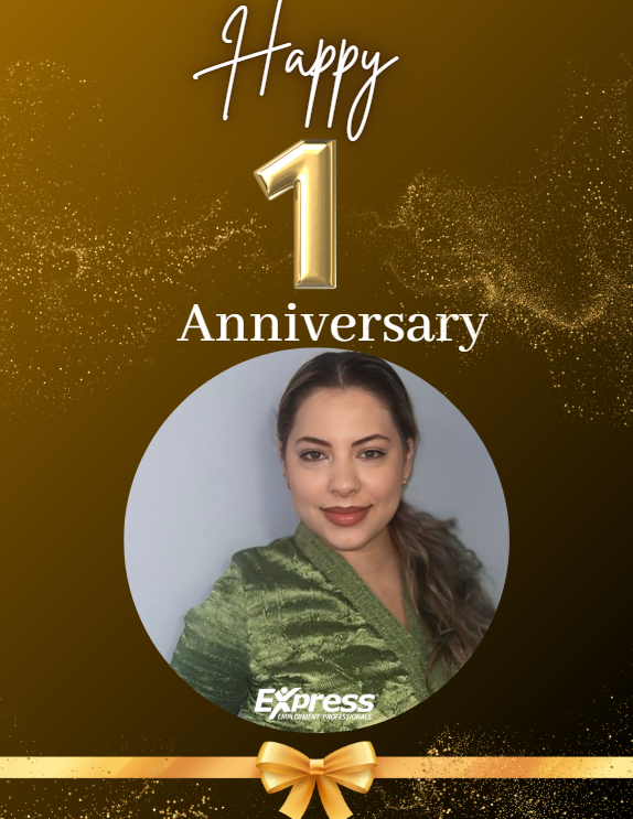 🎉"Happy 1-year work anniversary, Tahlia! you’ve been an awesome addition to the team, and we’re so lucky to have you. 🎉"