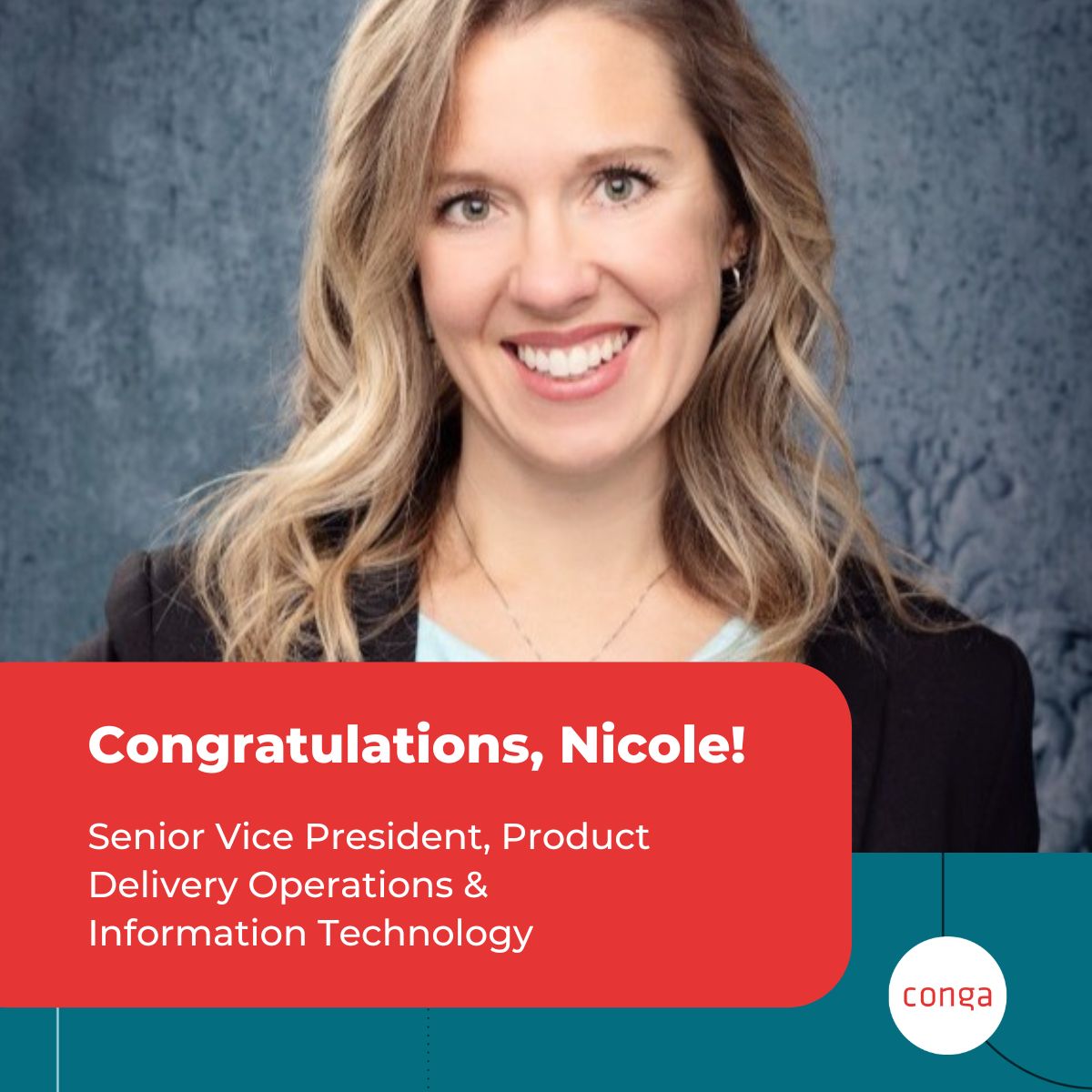 Congratulations on your promotion to SVP, Nicole Gallego, and thank you for your continued leadership! 👩‍💻 #womenintech