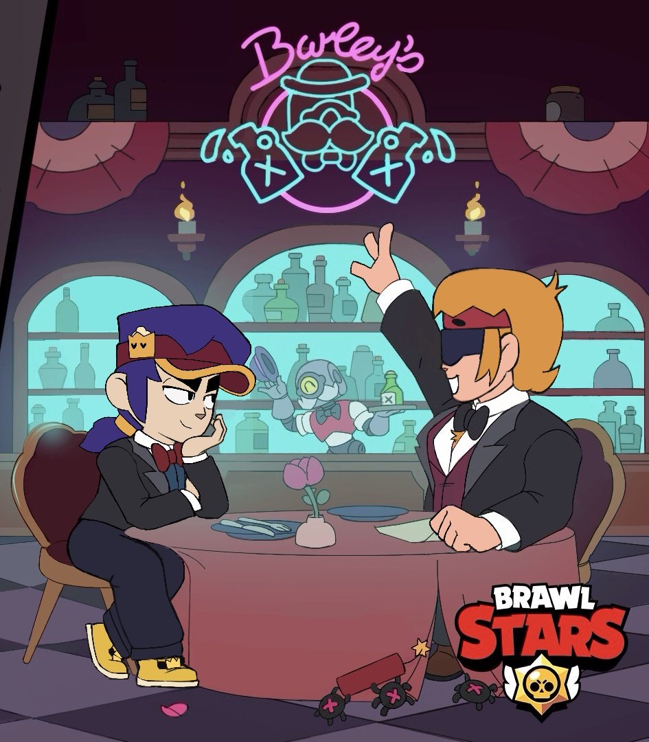 Together for that couple's discount

📽️❤🍿[#BrawlStars #BrawlStarsArt #FangXBuster]