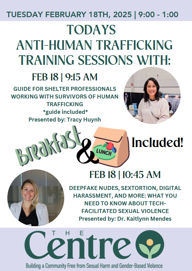 📌 If you live in Sarnia and are interested in learning more about tech-facilitated sexual violence, Dr. Kaitlynn Mendes will offer a workshop for The Centre Sarnia-Lambton. 

Register here revelree.ca/event/ht-train…