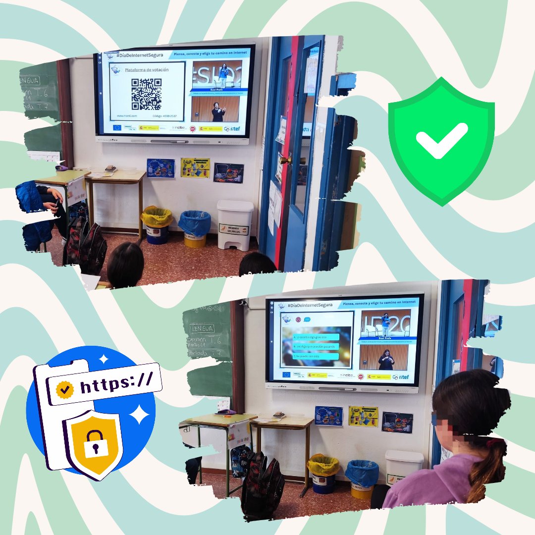 El pasado martes 11 de febrero los alumnos de cuarto, quinto y sexto de Educación Primaria participaron en los talleres propuestos por el Instituto de Ciberseguridad (<a href="/INCIBE/">INCIBE</a>) para trabajar el Día de Internet Segura.
#centroseducacyl #educacylsegovia  #DíadeIntenetSegura #SID2025