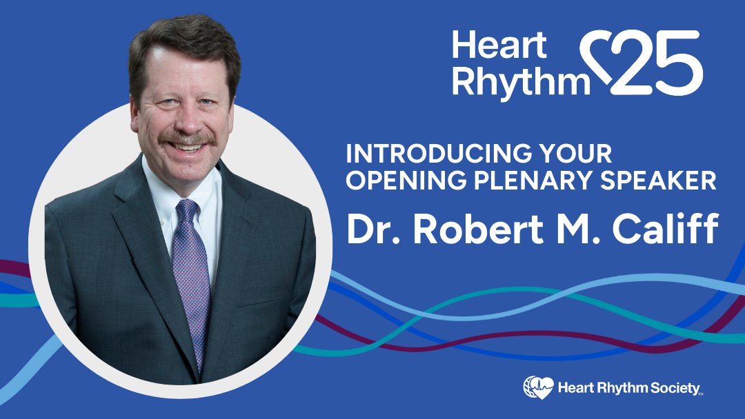 Heart Rhythm Society (@hrsonline) on Twitter photo Kick off your #HRS2025 experience by attending the Opening Plenary on Friday, April 25, at 8:30 AM. Hear from a stellar lineup of speakers, including special local guests, HRS leadership, and keynote speaker <a href="/DrCaliff_FDA/">Dr. Robert M. Califf</a>, former Commissioner of the FDA.
Read Bio ➡️ Kick off your #HRS2025 experience by attending the Opening Plenary on Friday, April 25, at 8:30 AM. Hear from a stellar lineup of speakers, including special local guests, HRS leadership, and keynote speaker <a href="/DrCaliff_FDA/">Dr. Robert M. Califf</a>, former Commissioner of the FDA.
Read Bio ➡️