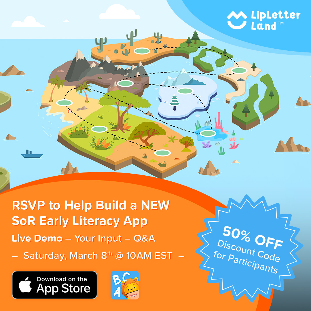 Teachers &amp; Educators–we know you need effective, evidence-based tools to improve students' early literacy skills. Join us for an exclusive first look &amp; feedback session. Help us fine-tune this resource: Saturday, March 8, 10 AM EST Registration Required: go.themorriscenter.com/76iIBG