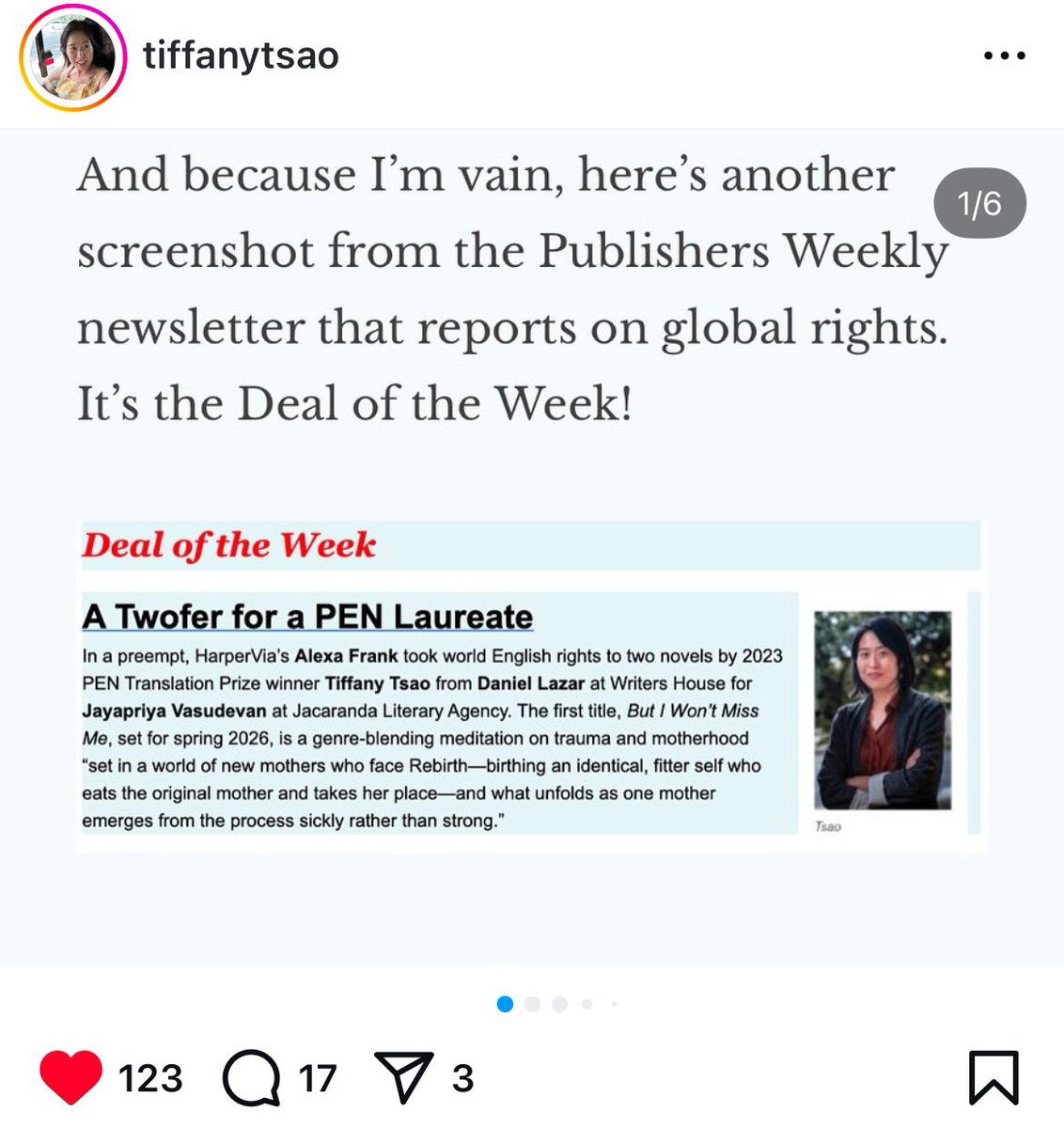 bob black (@bobblack1) on Twitter photo <a href="/TiltedAxisPress/">Tilted Axis</a> <a href="/AASAsianStudies/">Association for Asian Studies</a> ❤️❤️🙏🙏🎉🎉
And more news for Tiffany below
Great news. <a href="/TiltedAxisPress/">Tilted Axis</a> <a href="/AASAsianStudies/">Association for Asian Studies</a> ❤️❤️🙏🙏🎉🎉
And more news for Tiffany below
Great news.