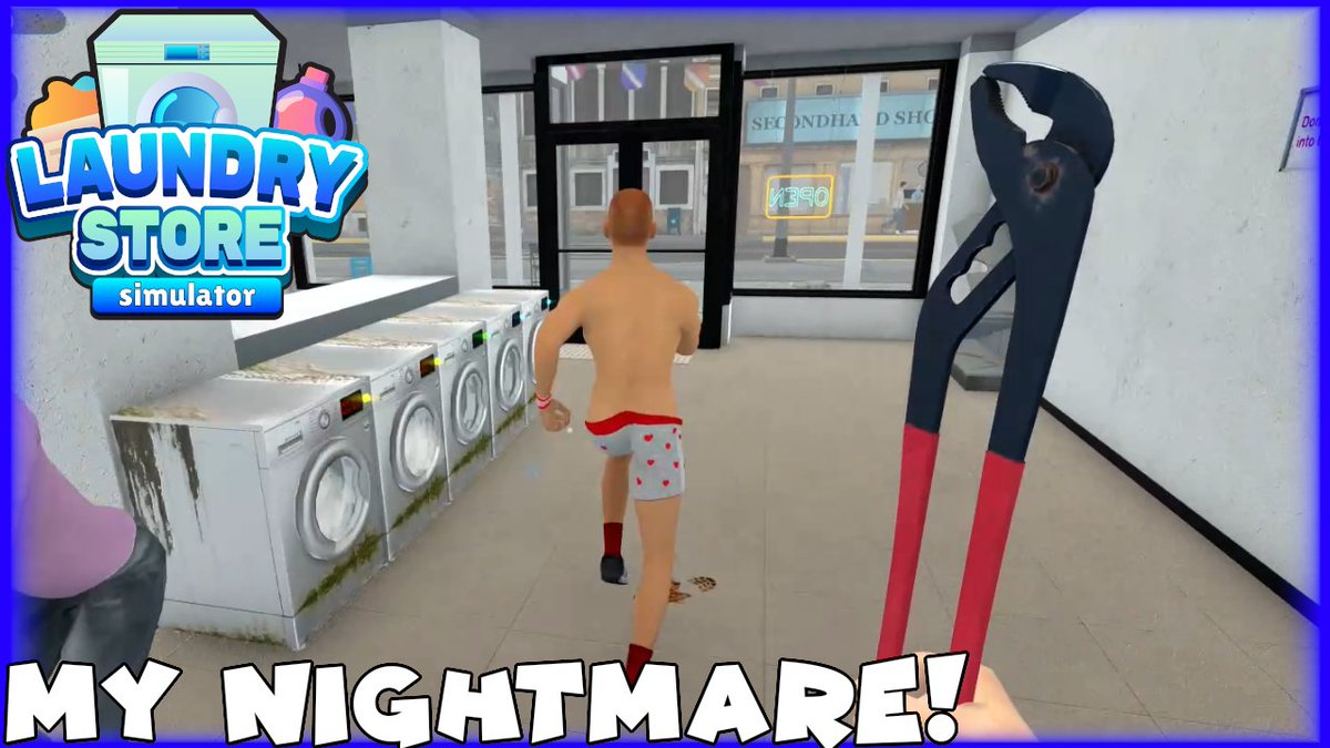 Laundry Store Simulator | The laundromat of nightmares! youtu.be/fPk0rvHt8Xc?si… via <a href="/YouTube/">YouTube</a>