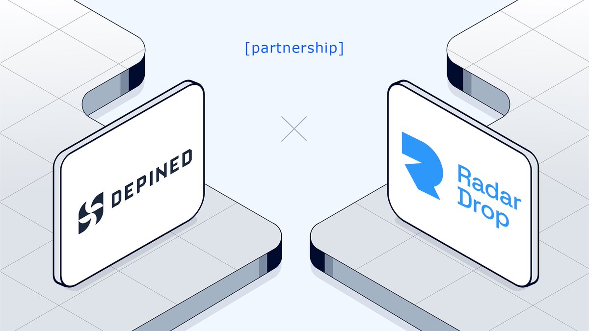 DePINed_org's tweet photo. Why chase airdrops when you can have them delivered? 

DePINed and @radardrop_ai are teaming up to automate your crypto rewards. 

Get ready for airdrop farming on autopilot. https://t.co/FdyzBaUARJ