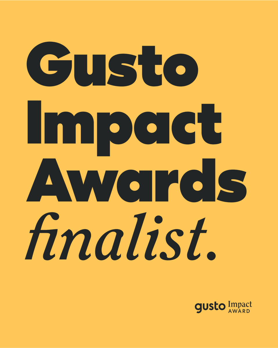 We're excited to be recognized for creating change in our communities as a finalist for the Gusto Impact Awards! Learn how <a href="/GustoHQ/">Gusto</a> is celebrating impact one small business at a time

👉 gusto.com/customers/impa…

#GustoImpactAwards