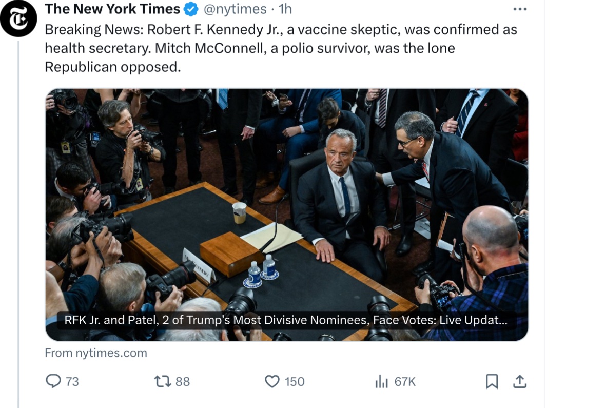 BishopBlougram's tweet image. Vaccine "skeptic"? What the...? Both CNN and the Grey Lady. Apparently the euphemism du jour for deranged antivaxxer.