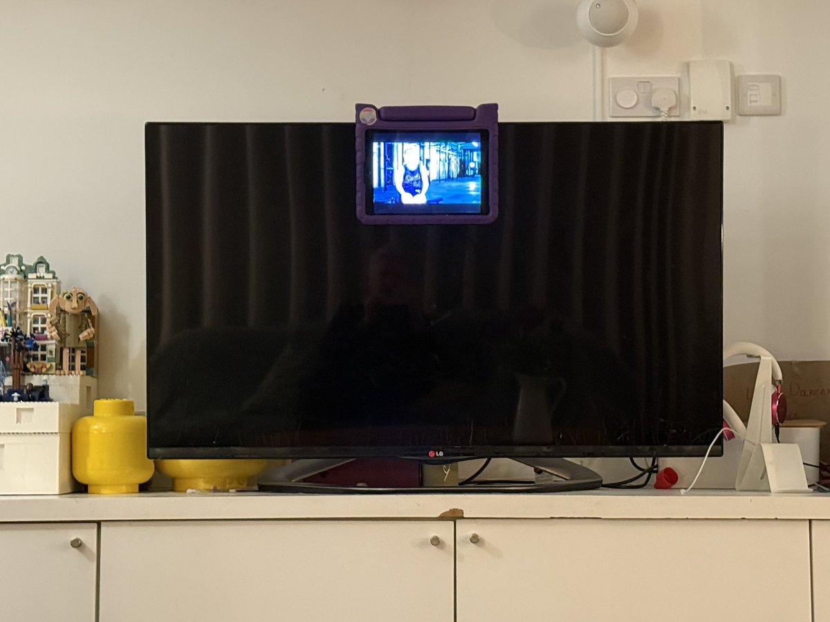 When your 6yo insists you watch on their iPad rather than the TV