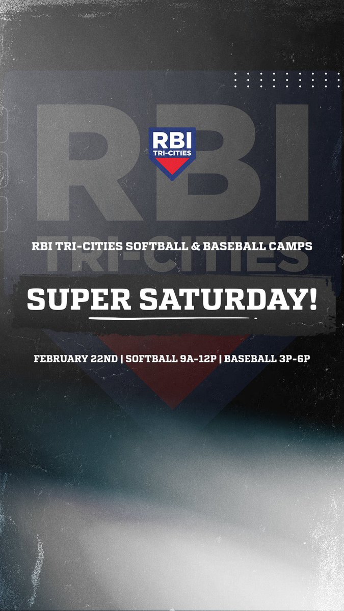 𝙏𝙧𝙖𝙞𝙣 𝙇𝙞𝙠𝙚 𝙖 𝙋𝙧𝙤 𝘽𝙚𝙛𝙤𝙧𝙚 𝙏𝙝𝙚 𝙎𝙚𝙖𝙨𝙤𝙣 𝙎𝙩𝙖𝙧𝙩𝙨! 

Join our Winter Softball Camp &amp; Spring Training Baseball Camp on Feb 22! 

Don’t miss out—register at RBITriCities.com!

#BeEliteBeSeen #Softball #Baseball 

🔴⚪️🔵