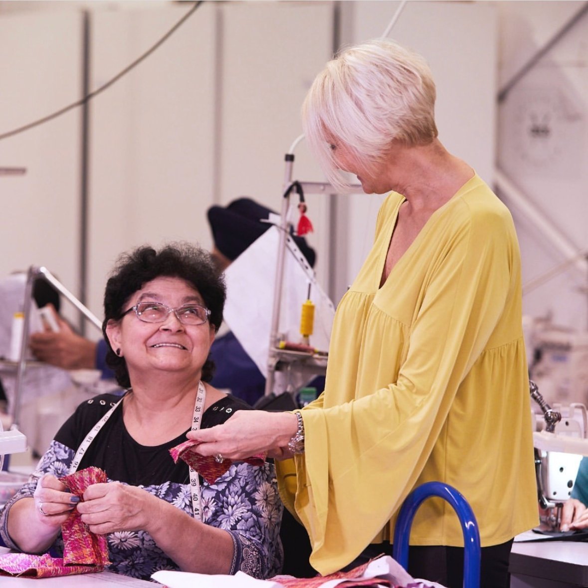 We believe in full transparency and honesty so take a look at some of the wonderful people who create our amazing garments in the @fashionCapitaluk factory in north London. ❤️ 
 
#ethicalfashion #ethicalbrand #madeinlondon #bellesoflondon #sustainablefashion #custommade