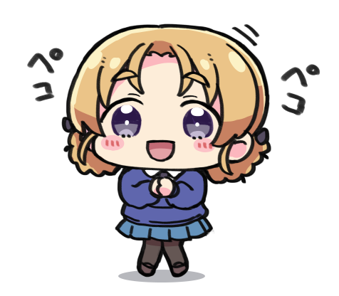 オレンジペコ(ガルパン) 「」|十月十日ちゃん🎄新人Vtuber ファンのイラスト