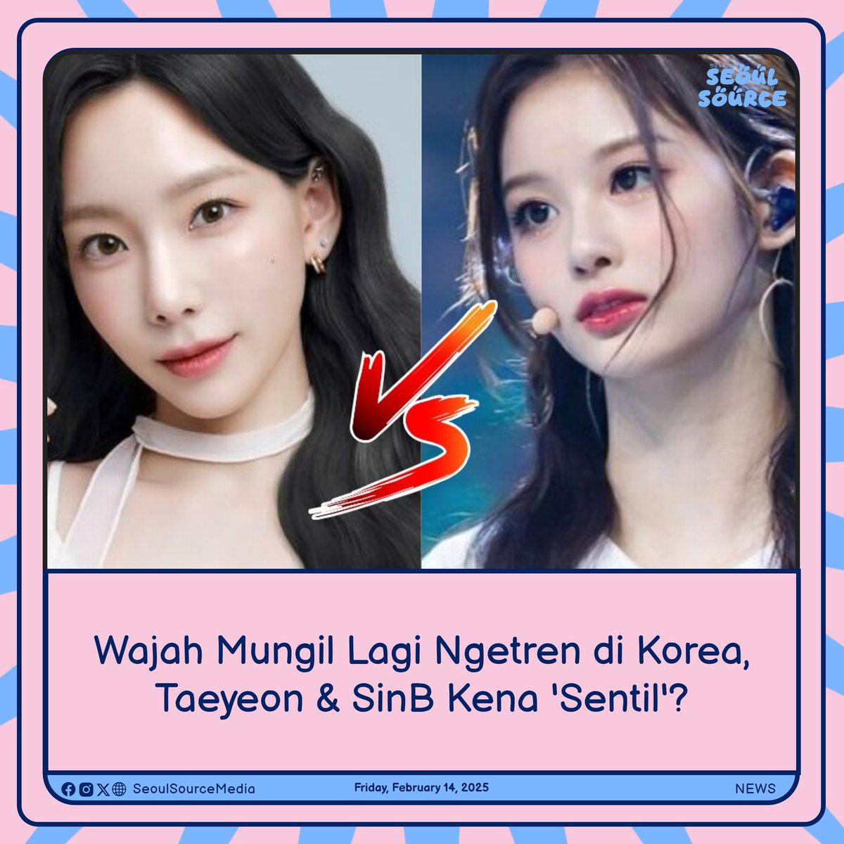 kpopdankdramaid's tweet image. #Midface Pendek Jadi Tren di Korea: #Taeyeon dan #SinB Dibandingkan dengan #Jennie dan #Yuna, Netizen Bereaksi

 Selengkapnya ssmedia.my.id/2025/02/13/waj…
-K.Gaeul