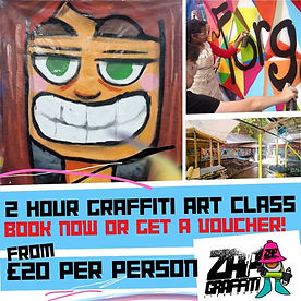 Our Graffiti art classes are on throughout half term and beyond! 
Book here: zapgraffiti.co.uk/book-a-class