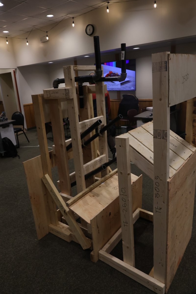 Our Practice Game Pieces are built to practice with our robot #Robotics #ulsterboces #Firstrobotics #HVPA #RoboticRams #Team7718Robots