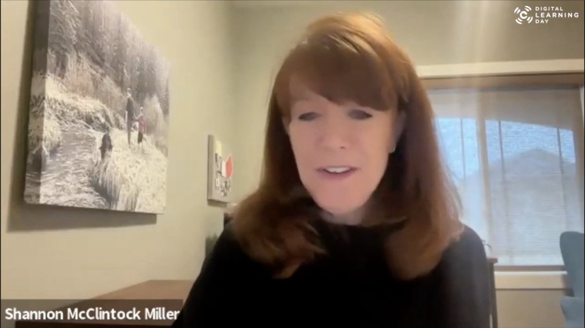 Future Ready (@futureready) on Twitter photo Right now during #DLDay LIVE💜, <a href="/shannonmmiller/">Shannon McClintock Miller</a> and other #FutureReady librarians are talking about the role school librarians play in educational evolution, as well as digital wellness and instructional innovation. Good stuff!
Tune in now: all4ed.org/activity/dlday… Right now during #DLDay LIVE💜, <a href="/shannonmmiller/">Shannon McClintock Miller</a> and other #FutureReady librarians are talking about the role school librarians play in educational evolution, as well as digital wellness and instructional innovation. Good stuff!
Tune in now: all4ed.org/activity/dlday…