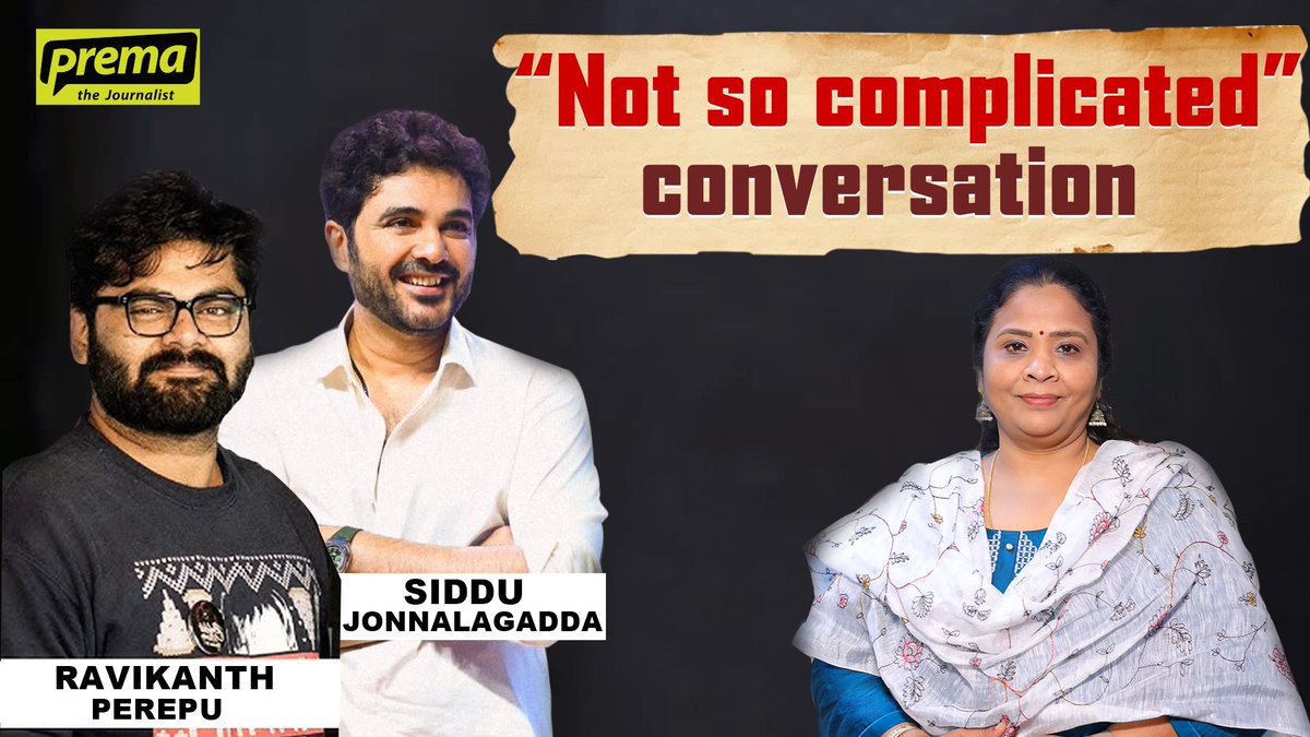 Prema the Journalist (@premajournalist) on Twitter photo 'It's Complicated' re-releasing on February 14th, 2025
Here's a throwback to the interview done during Covid pandemic 5 years ago
youtu.be/Un5VjF39gNA
<a href="/thepremamalini/">Prema Malini</a>
<a href="/siddu_buoy/">siddu_buoy_djtillu</a>
<a href="/ravikanthperepu/">Ravikanth Perepu</a>
#siddujonnalagadda #ravikanthperepu #premathejournalist #krishnaandhisleela 'It's Complicated' re-releasing on February 14th, 2025
Here's a throwback to the interview done during Covid pandemic 5 years ago
youtu.be/Un5VjF39gNA
<a href="/thepremamalini/">Prema Malini</a>
<a href="/siddu_buoy/">siddu_buoy_djtillu</a>
<a href="/ravikanthperepu/">Ravikanth Perepu</a>
#siddujonnalagadda #ravikanthperepu #premathejournalist #krishnaandhisleela