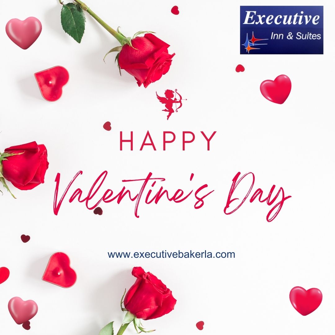 executivebake's tweet image. 💝🥂 Celebrate love with a relaxing stay at Executive Inn &amp;amp; Suites!

💻 executivebakerla.com | 📞(225) 771-1123

🌟 #ValentinesDayGetaway #StayRelaxed #RomanticEscape