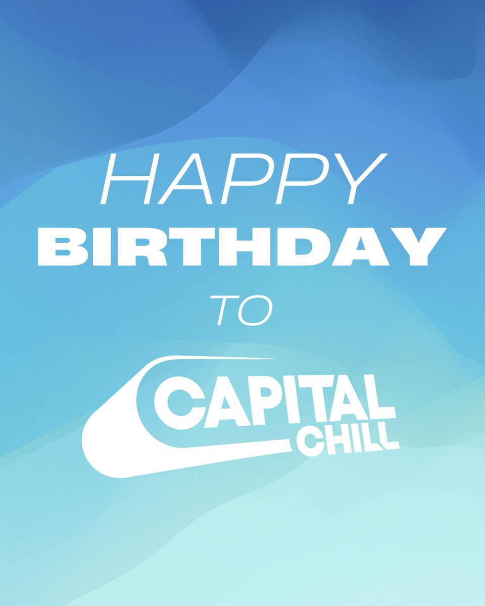 Capital Chill (@capitalchill) on Twitter photo Happy 2nd birthday to us! 🎂
Listen to non-stop chilled beats with Capital Chill on <a href="/GlobalPlayer/">Global Player</a> 💙 Happy 2nd birthday to us! 🎂
Listen to non-stop chilled beats with Capital Chill on <a href="/GlobalPlayer/">Global Player</a> 💙