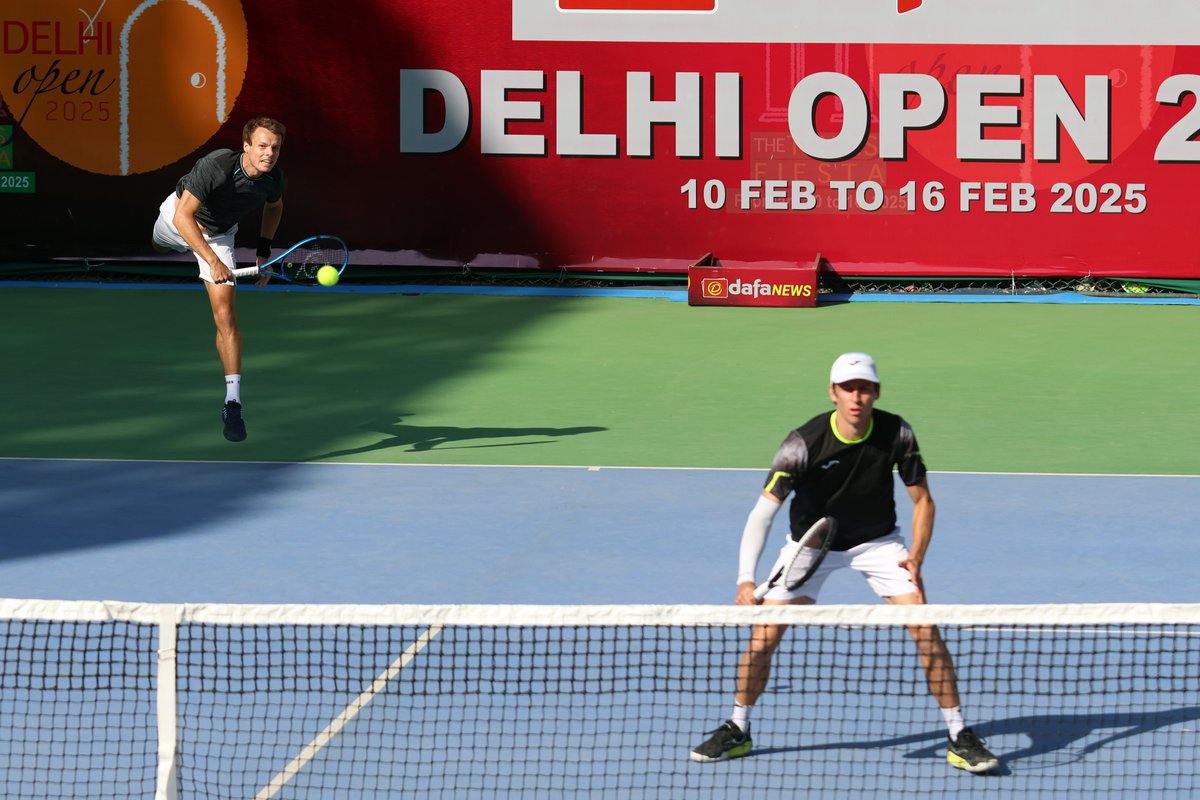 OfficialDLTA's tweet photo. 🎾 Fiery Forehands &amp; Scorching Smashes! 📸

🇮🇳 Day 4 of the Delhi Open 2025
📍 DLTA Complex
📅 February 10-16

#DelhiOpen2025 #OnTheRise #ATPTennis #TennisIndia #ChallengerTour #ATPChallenger #Tennis #IndianSports #Sports #DLTA #Delhi #DelhiOpen #Instagram #Instadaily https://t.co/qPmofAhmn0