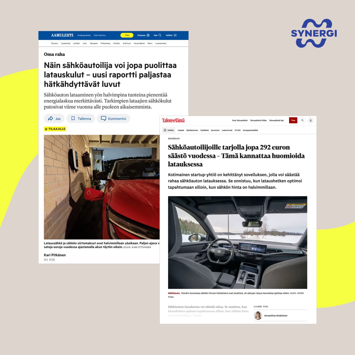 Apart from being featured on national television, we also made the headlines in Finnish newspapers Talouselämä and Aamulehti recently. 📺 🗞️

Read the articles in Finnish online if you're a subscriber. 

▪️Talouselämä: talouselama.fi/uutiset/te/fdc…

▪️Aamulehti: aamulehti.fi/omaraha/art-20…