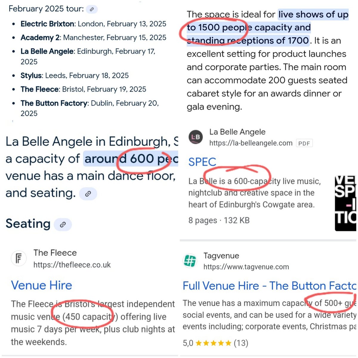 Natz_0nline's tweet photo. He said, "Sold Out" so I checked the venue capacity π€.
#Amerikaners are full of shite.
#RacismMustFall #Kakness
@BiancavanWyk16
@CampherDarren
@nazier_paulsen https://t.co/orTE8i9rus