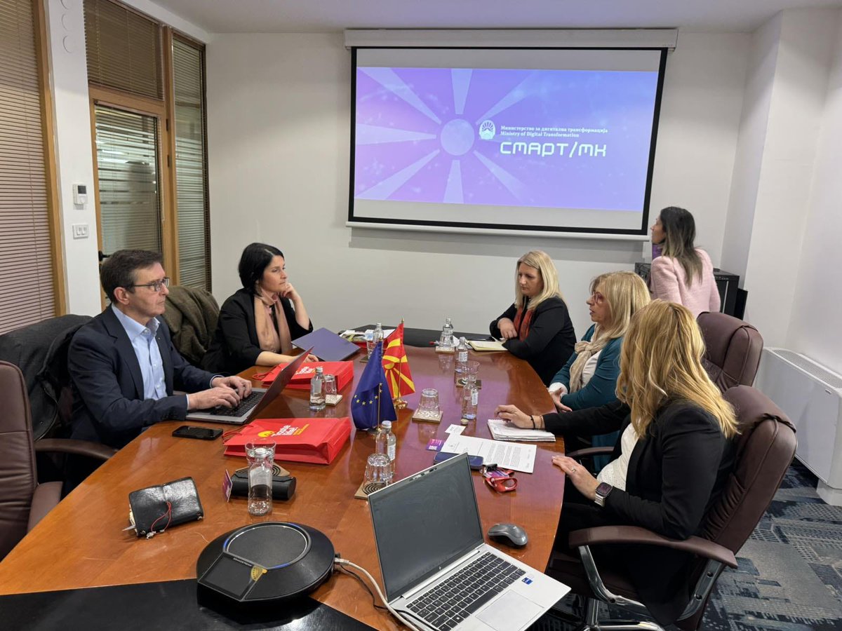 🌐 Yesterday, a new #SlovenianAid project in the field of digitalization in North Macedonia was launched in Skopje.
It will address sustainable local &amp; regional development, which is one of the central elements of the National Development Strategy of North Macedonia (2024–2044).