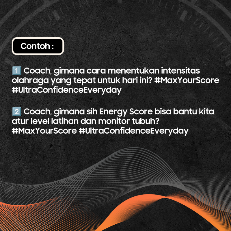 samsungID's tweet photo. Got questions about fitness or #GalaxyWatchUltra’s Energy Score?💪

Comment for a chance to join #MaxYourScore Coaching with Coach Fikri &amp; legend Yoo Jae Hoon!🏆✨

Win Rp1,000,000 + a Galaxy Fit3!
📅 Feb 23, 2025
📍 Samsung Multi Experience Store, Senayan Park

Don’t miss out!