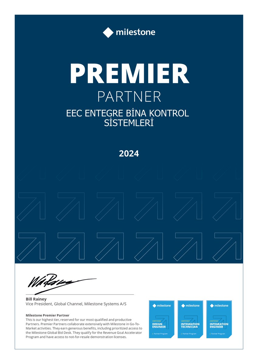 EECSystems's tweet photo. Video Yönetim Sistemi Çözümlerinin tasarımı ve geliştirilmesinde dünya lideri Milestone Systems’in Premier Partnerliğine yükseldiğimizi paylaşmaktan gurur duyarız.
#EEC #EECEntegreBinaKontrolSistemleri #MilestoneSystems https://t.co/GNSL9egWaF