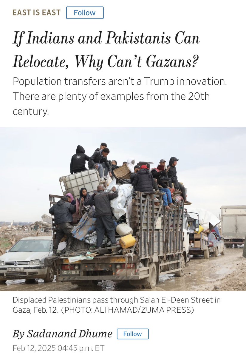 The Wall Street Journal would never publish someone calling for the permanent expulsion of Israelis. So why is it acceptable when its Palestinians?