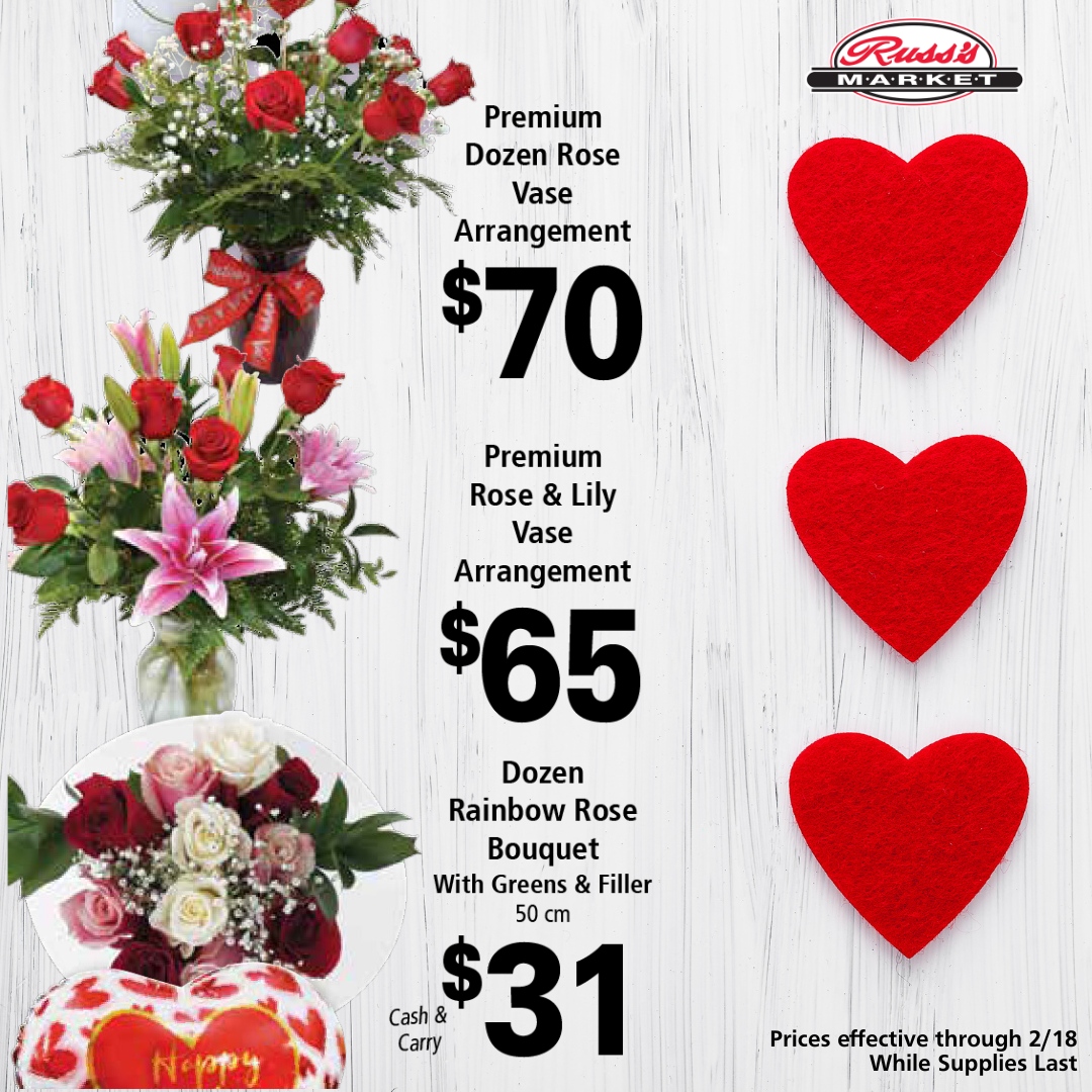 RussMarket's tweet image. Happy Valentine’s Day! 💕 Consider this your friendly reminder to grab a gorgeous bouquet, cuddly stuffed animal, festive balloon, or the perfect gift for your sweetheart. Spread the love and swing by today! 🌹🎈💖

#ValentinesDay #Gifts #ValentinesDayGifts #Sweetheart #GiftGi...