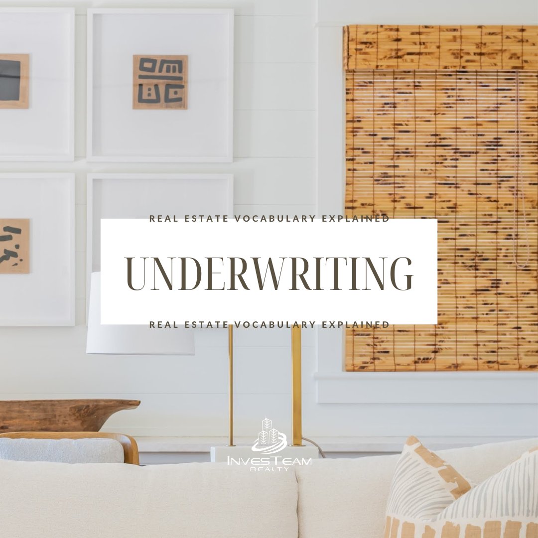 investeamrealty's tweet image. 📚 Time to decode real estate jargon! Today's term: underwriting. 🏡 Underwriting is the process lenders use to assess the risk of lending money for a mortgage. It involves evaluating the borrower's financial situation. 💼 #RealEstateVocabulary #UnderwritingExplained