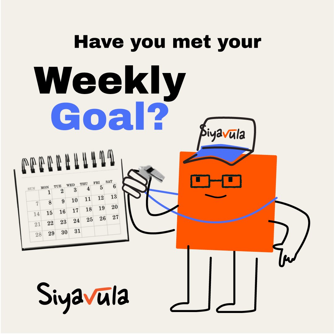 ⏳ Don’t forget to complete your weekly #Headstart goals by Sunday, for a shot at a R250 voucher &amp; a spot in the final Superstar Draw! 🌟🎉

Winners announced weekly until 14 March—start practising today! 💪 #Siyavula #EdTech #STEM #Win