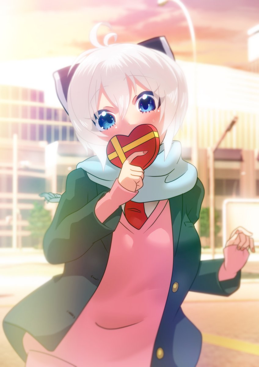 バレンタインJKなシロちゃん 年に一度、ドキドキの瞬間 #電脳少女シロ